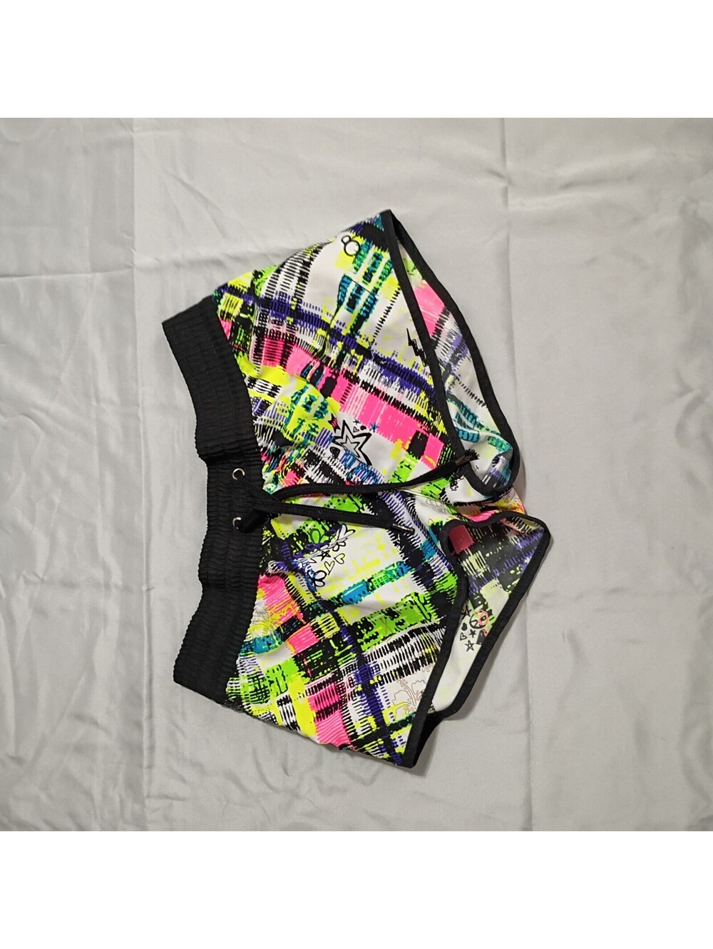 OP Women's Small Multicolor Printed Swim Shorts